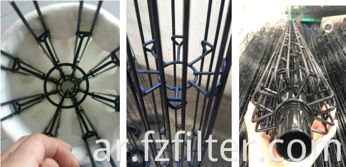 Carbon Steel Pleated Double Wires Cages